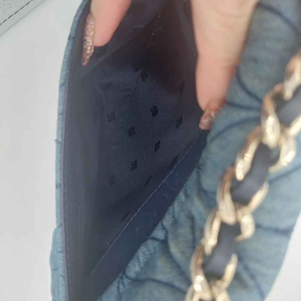 Kate spade Denim shoulder handbag - Picture 6 of 9
